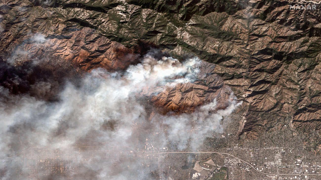 Incendios en Los Ángeles, California, el 8 de enero de 2025.