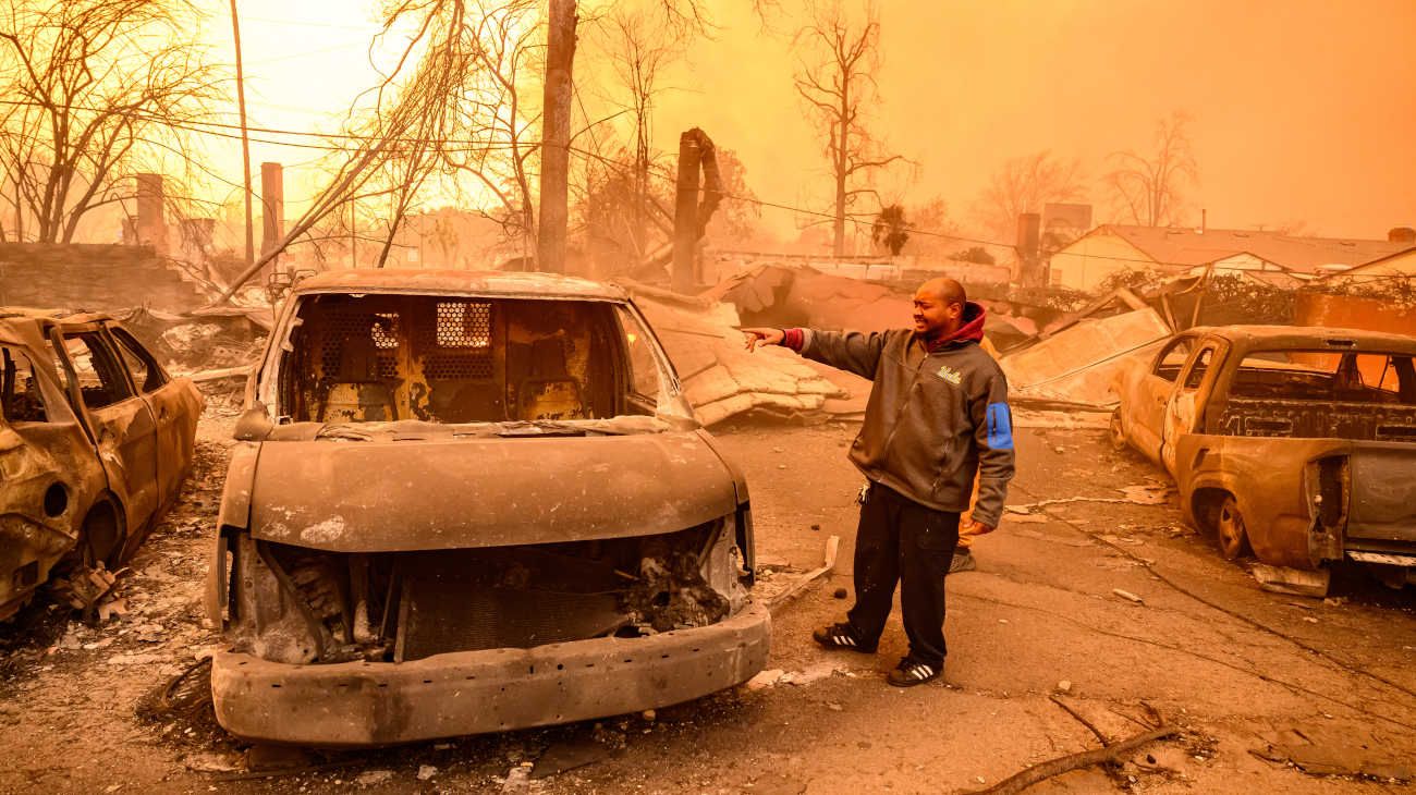 Incendios en Los Ángeles, California, el 8 de enero de 2025.