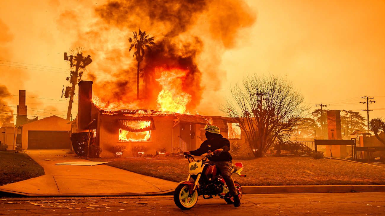 Incendios en Los Ángeles, California, el 8 de enero de 2025.