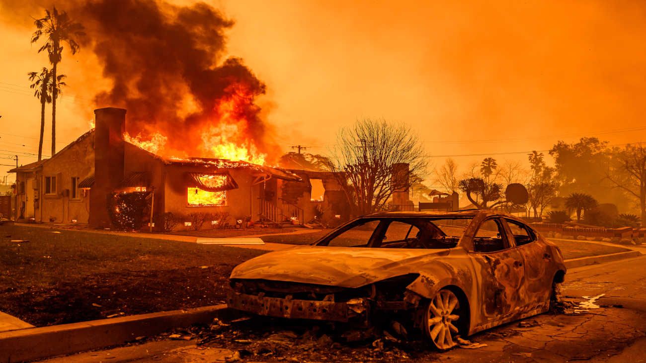 Incendios en Los Ángeles, California, el 8 de enero de 2025.