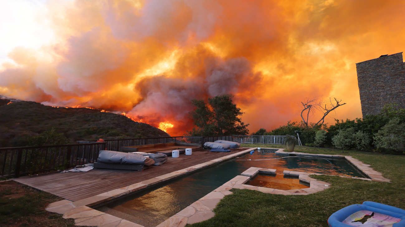 Incendios en Los Ángeles, California, el 8 de enero de 2025.