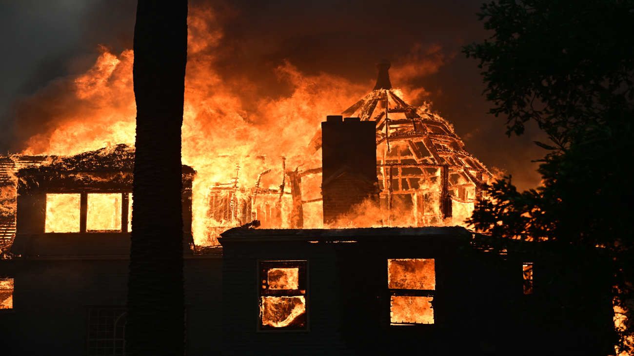 Incendios en Los Ángeles, California, el 8 de enero de 2025.