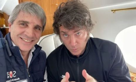 Luis Caputo y Javier Milei