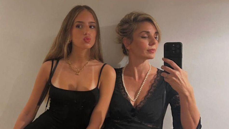 Julieta Cardinalli y su hija Charo