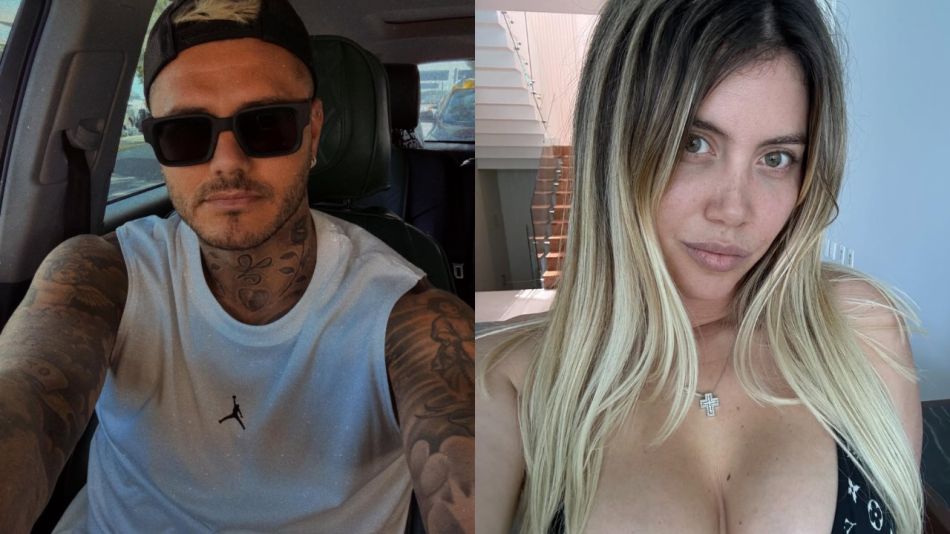 Mauro Icardi y Wanda Nara