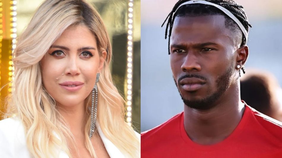 Wanda Nara y Keita Baldé 