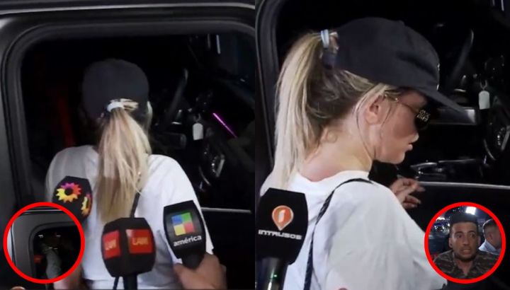 La violenta reacción de Wanda Nara con el móvil de LAM: "Casi nos arranca el micrófono"