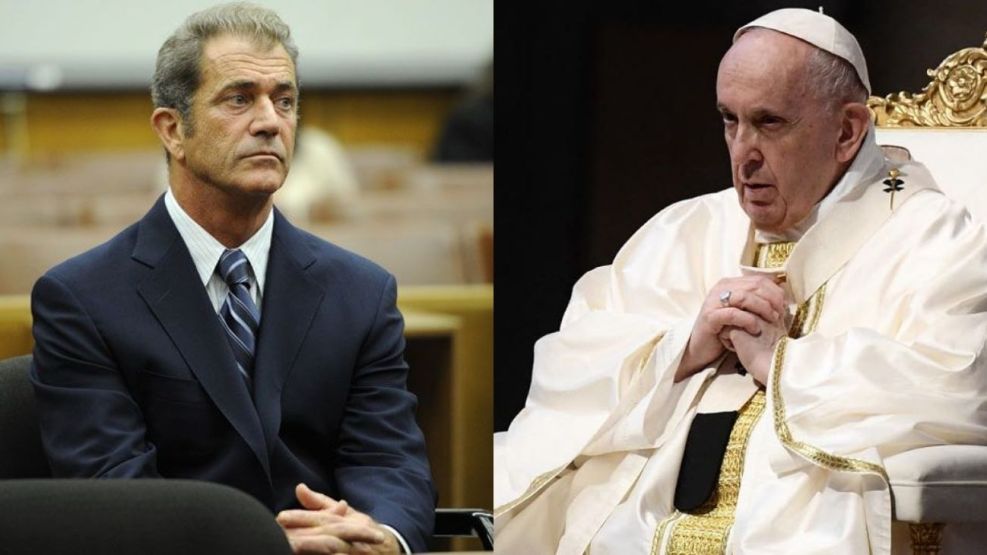 Mel Gibson contra el papa Francisco