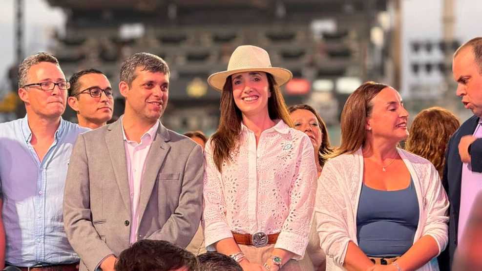 Victoria Villarruel en el Festival de Jesús Maria