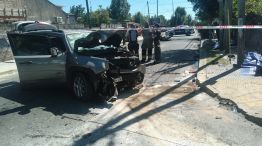 Choque quilmes policías motochorros