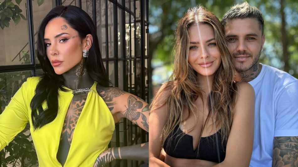 Cande Tinelli, La China Suárez y Mauro Icardi