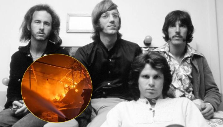 La casa donde se escribió "Light My Fire", el éxito de The Doors, quedó destruida por el incendio en Los Ángeles