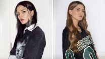 Transparencias en blanco y negro, los cancheros looks de Mica y Cande Tinelli