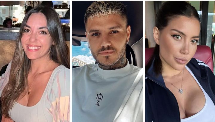 La inesperada reacción de Floppy Tesouro al ser mencionada en los chats de Mauro Icardi y Wanda Nara