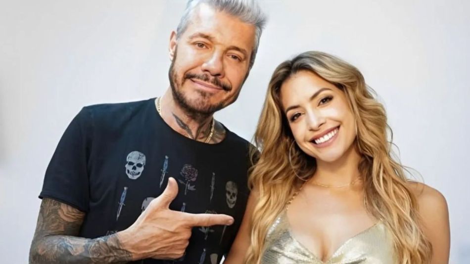 Marcelo Tinelli y Milett Figueroa