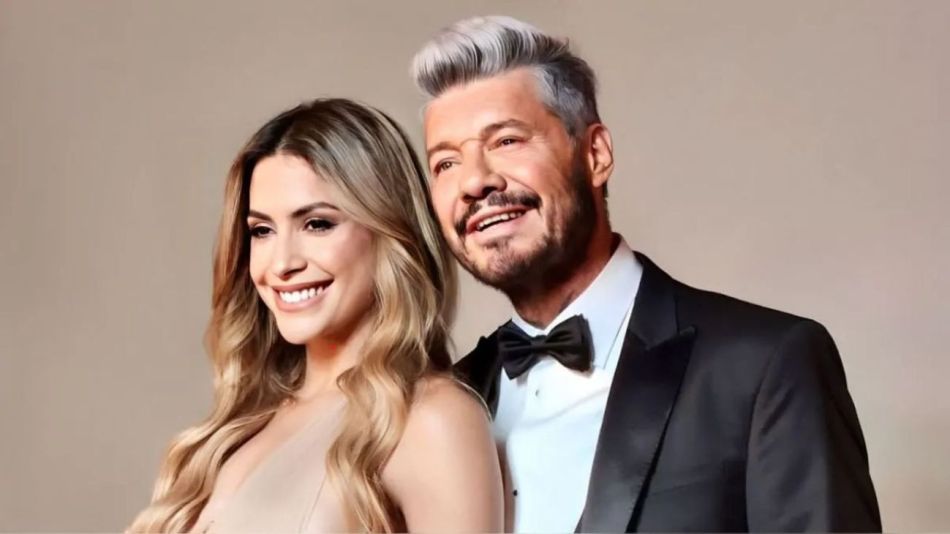 Marcelo Tinelli y Milett Figueroa