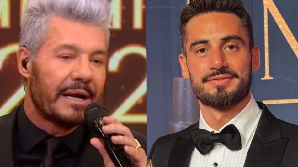 Marcelo Tinelli y Nico Occhiato