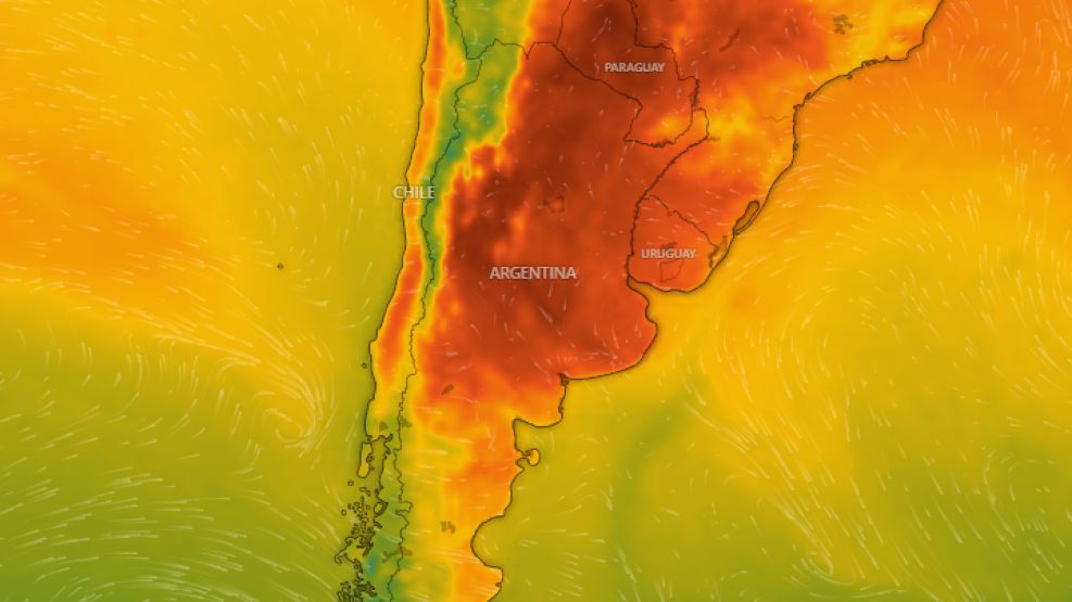 Ola de calor en Argentina: un anticiclón traerá temperaturas extremas en varias provincias