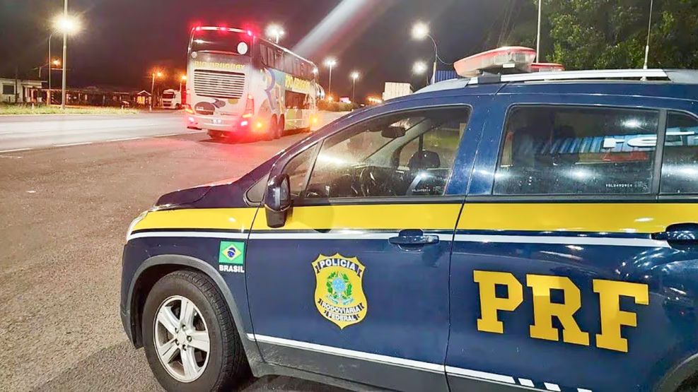 Ómnibus argentino detenido en Brasil 