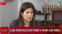 Elba Marcovecchio con Ángel de Brito