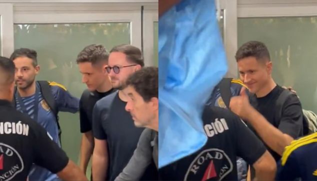 Ander Herrera llegó a Argentina Boca