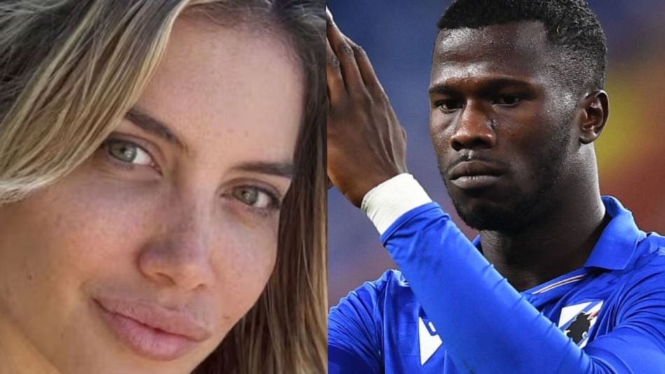 Wanda Nara y Keita Baldé