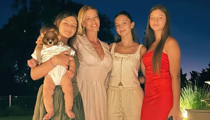 Nicole Neumann se reencontró con sus tres hijas: cuál fue la salida de "chicas" que hicieron