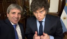 Javier Milei y Luis Caputo