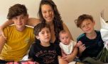 Así fue la íntima fiesta de cumpleaños de Pampita con sus hijos 