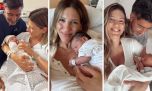 Una a una, todas las fotos del nacimiento de Amanda, la primera hija de Macarena Rinaldi y Federico Hoppe