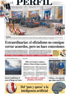 La tapa del Diario PERFIL del domingo 19 de enero de 2025