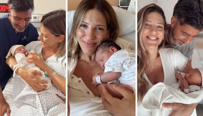 Una a una, todas las fotos del nacimiento de Amanda, la primera hija de Macarena Rinaldi y Federico Hoppe