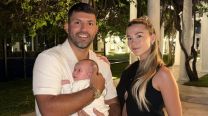 Sol, playa y amor: las vacaciones del Kun Agüero, Sofía Calzetti y su hija Olivia en Uruguay