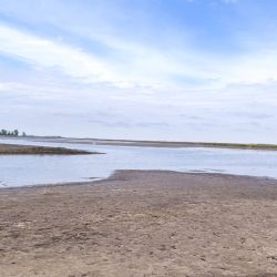 Desde hace años la laguna viene sufriendo por las secas que la dejan sin caudal al no tener un reten del agua.