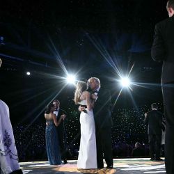 Durante el baile inaugural de Liberty en el Centro de Convenciones Walter E. Washington en Washington, DC. Foto de Jim WATSON / AFP | Foto:AFP