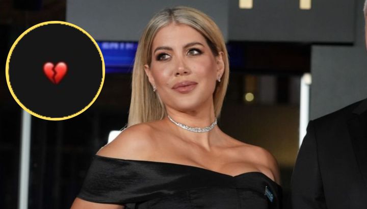 Revelan por qué Wanda Nara publicó la imagen de un corazón roto en sus historias: qué pasó