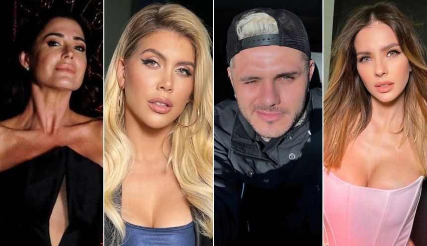 Pamela David, Wanda Nara, Mauro Icardi, China Suárez