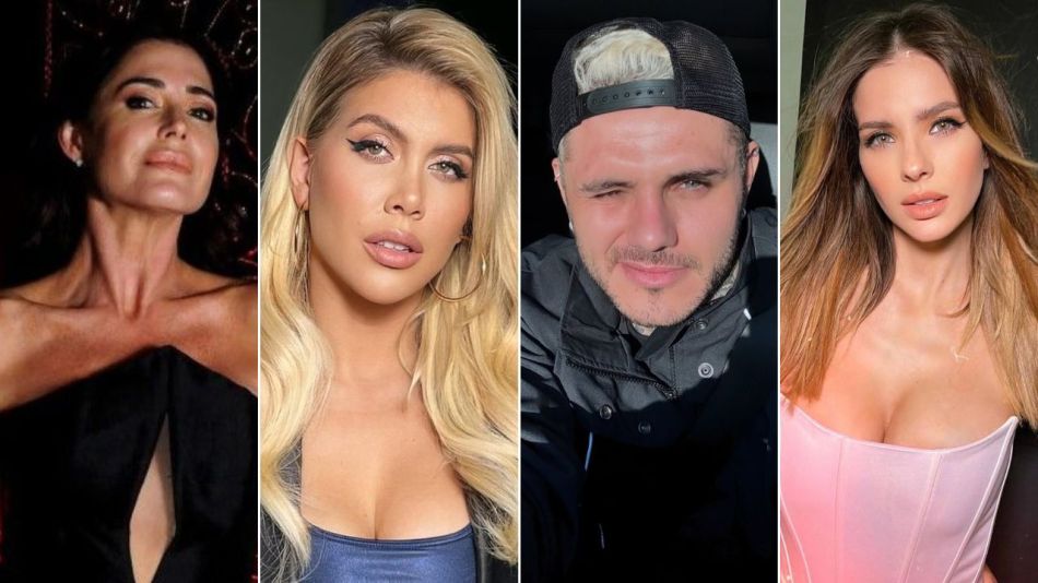 Pamela David, Wanda Nara, Mauro Icardi, China Suárez