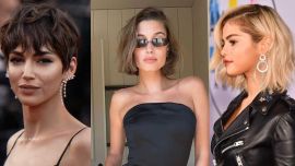 El elegante truco para hacer un moño con pelo corto