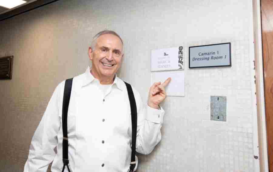 Marc Stanley, embajador de EE.UU. en Argentina, el día que tuvo su camarín en el Teatro Colón.