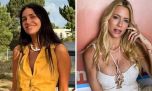 Enteriza y bikini, las dos opciones de Zaira Nara y Nicole Neumann con el diseño tendencia de la temporada