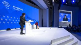 El presidente Javier Milei en el Foro Económico de Davos