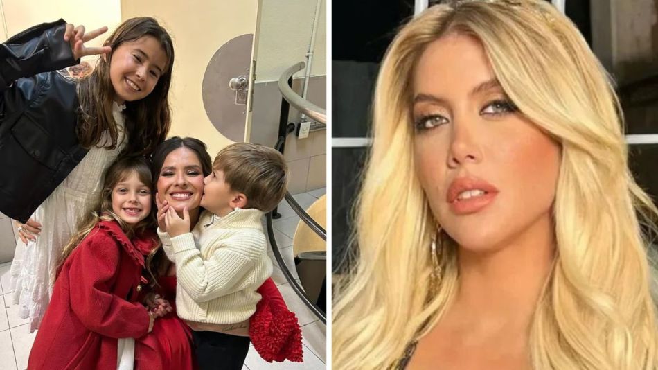 La China Suárez mostró a sus hijos disfrutando de la casa de los sueños de Wanda Nara