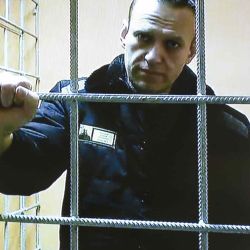 Alexéi Navalni en la cárcel. | Foto:AFP