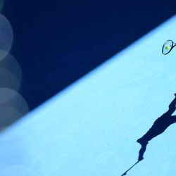  El serbio Novak Djokovic durante su partido de semifinales individuales en Melbourne. Foto de Yuichi YAMAZAKI / AFP | Foto:AFP