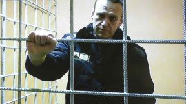 Alexéi Navalni en la cárcel.