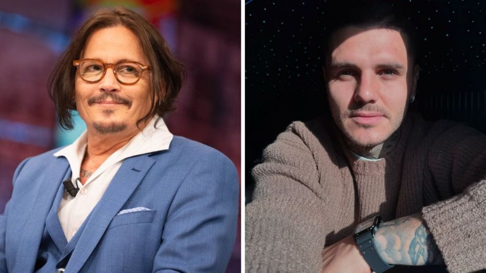 Mauro Icardi y su obsesión con Johnny Depp: los motivos