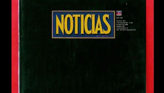 Tapa Revista Noticias, 30 de enero de 1997 - Asesinato de José Luis Cabezas