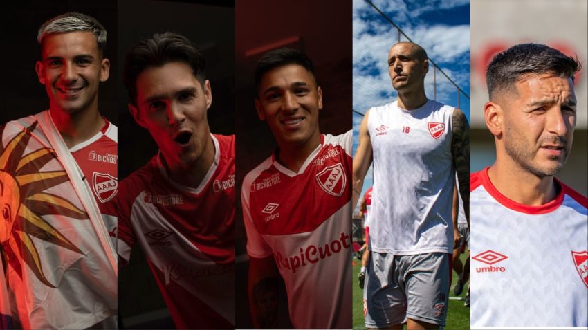 Los cinco refuerzos de Argentinos Juniors para la temporada 2025.