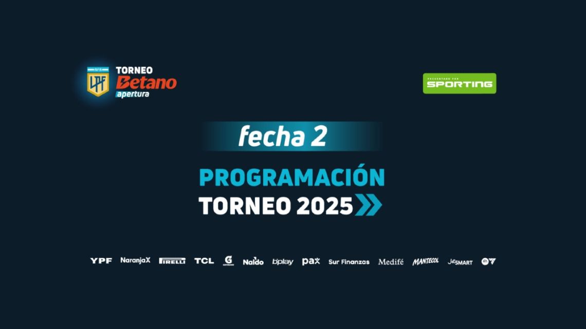 Torneo Apertura: todos los partidos que se jugarán en la segunda fecha ...